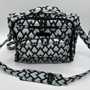 NWT Ju-Ju-Be B.F.F. Backpack Baby Diaper Bag Black Diamond Machine Washable Tote